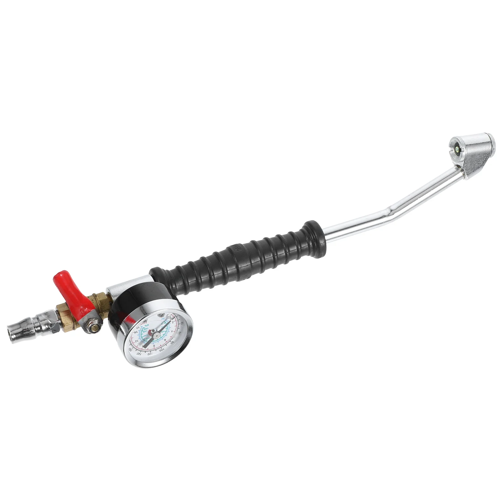 Lightweight Truck Tire Inflator Gauge Accurate Pressure Control Portable Car Tyre Air Chuck Inflation Tool