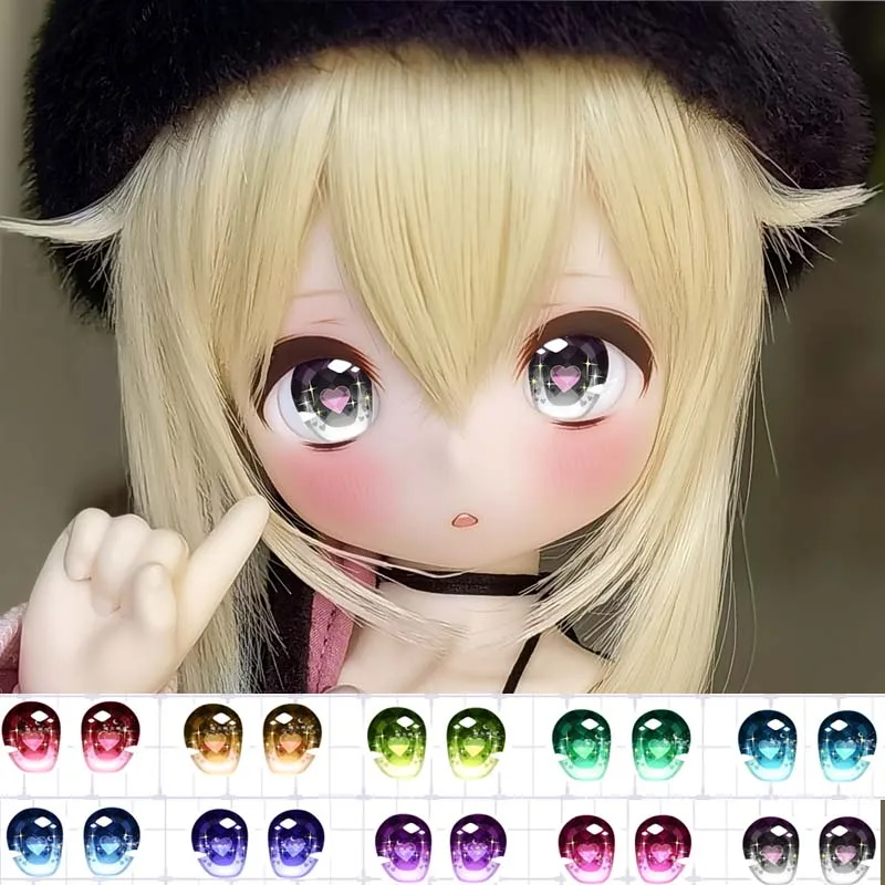 BJD  Eyes doll Metallic effect eyes 10mm-24mm doll acrylic eyes for 1/8 1/6 1/4 1/3  SD DD doll accessories 10mm-24mm doll eyes