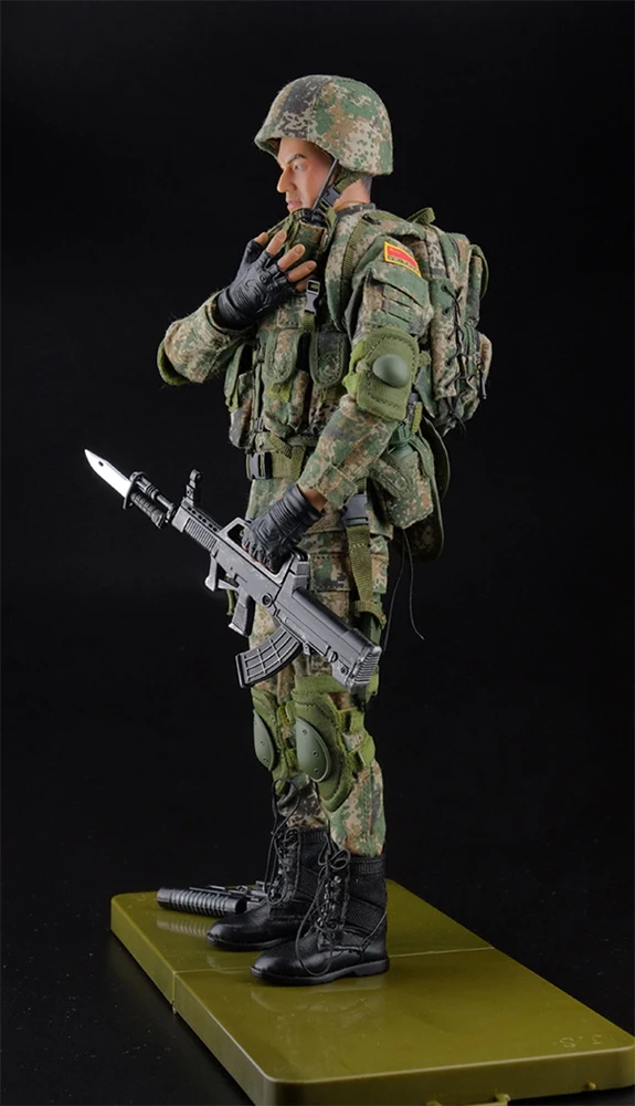 In Stock TPToys 1/6 QBZ95 Chinese Soldier Assault Rifle Model 16cm Aging treatment Detachable Weapon for 12