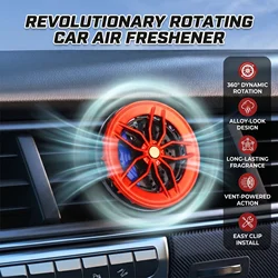 New Hot Sale Modified Hub Air Outlet Perfume Rotatable Tire Air Conditioning Outlet Aromatherapy Car Interior Accessories