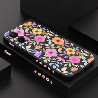 10 Colorful Flower Silicone Phone Case For Realme 10 10T 10Pro 10ProPlus 12 12Pro 12X 8Pro 9Pro C25 C53 C55 C65 C67 C35 Cover