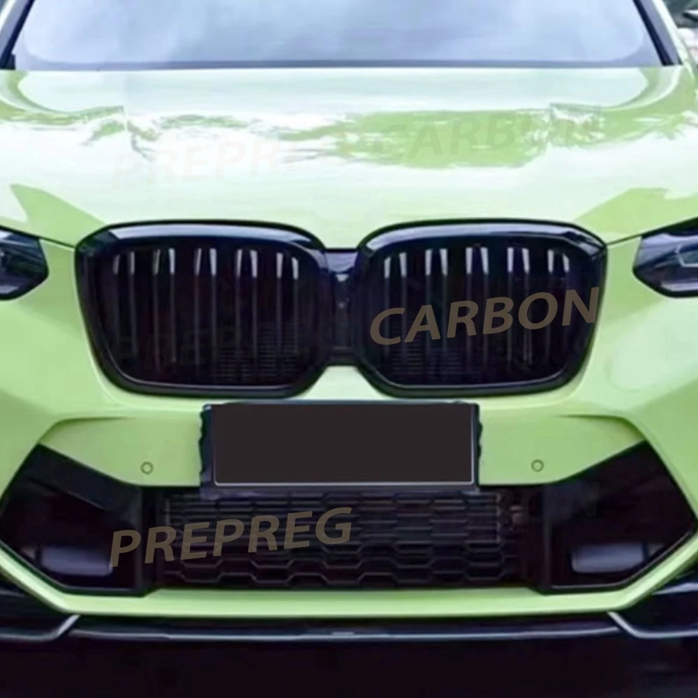 

Карбоновый сплиттер-спойлер для переднего бампера автомобиля, аксессуары из FRP для BMW X3M F97 X4M F98 2022+, элементы обвеса