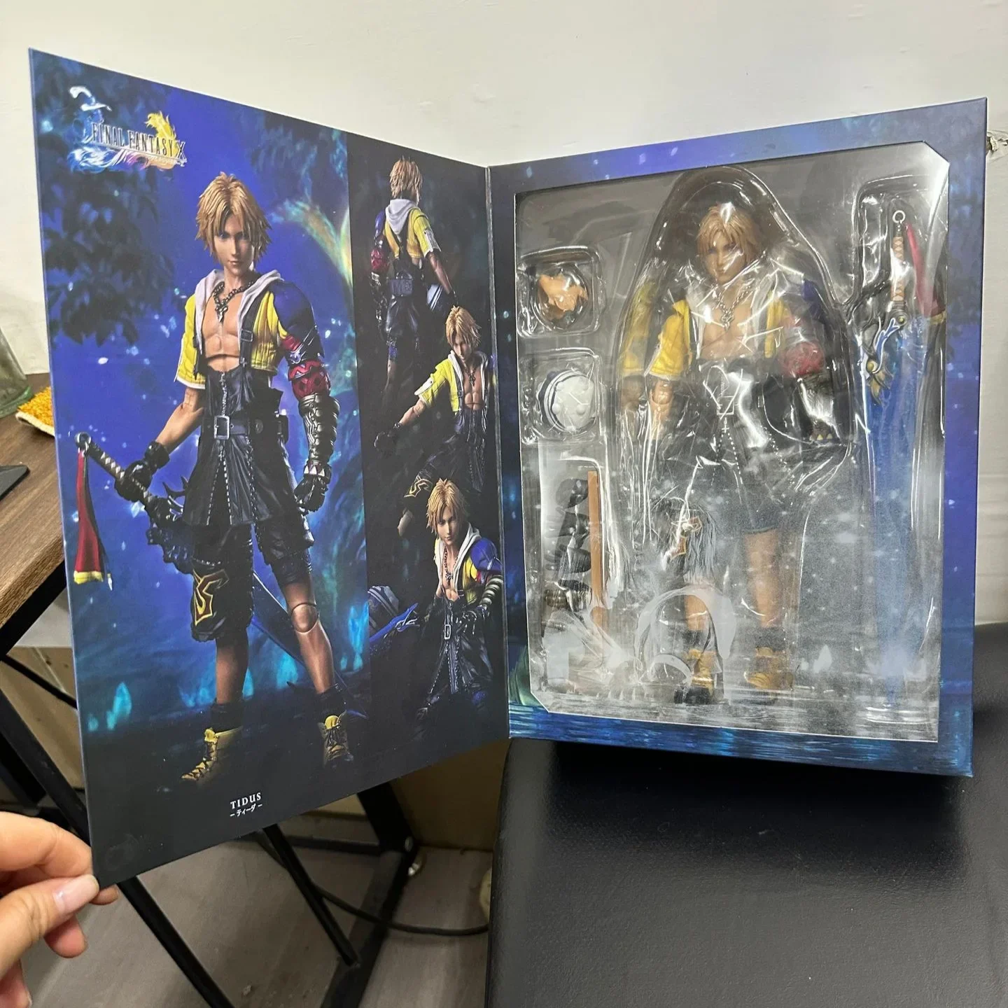 25CM Baru Anime Bermain Seni TIDUS Final Fantasy X Pvc Action Figure Koleksi Dekorasi Meja Model Mainan Boneka Hadiah Ulang Tahun Anak
