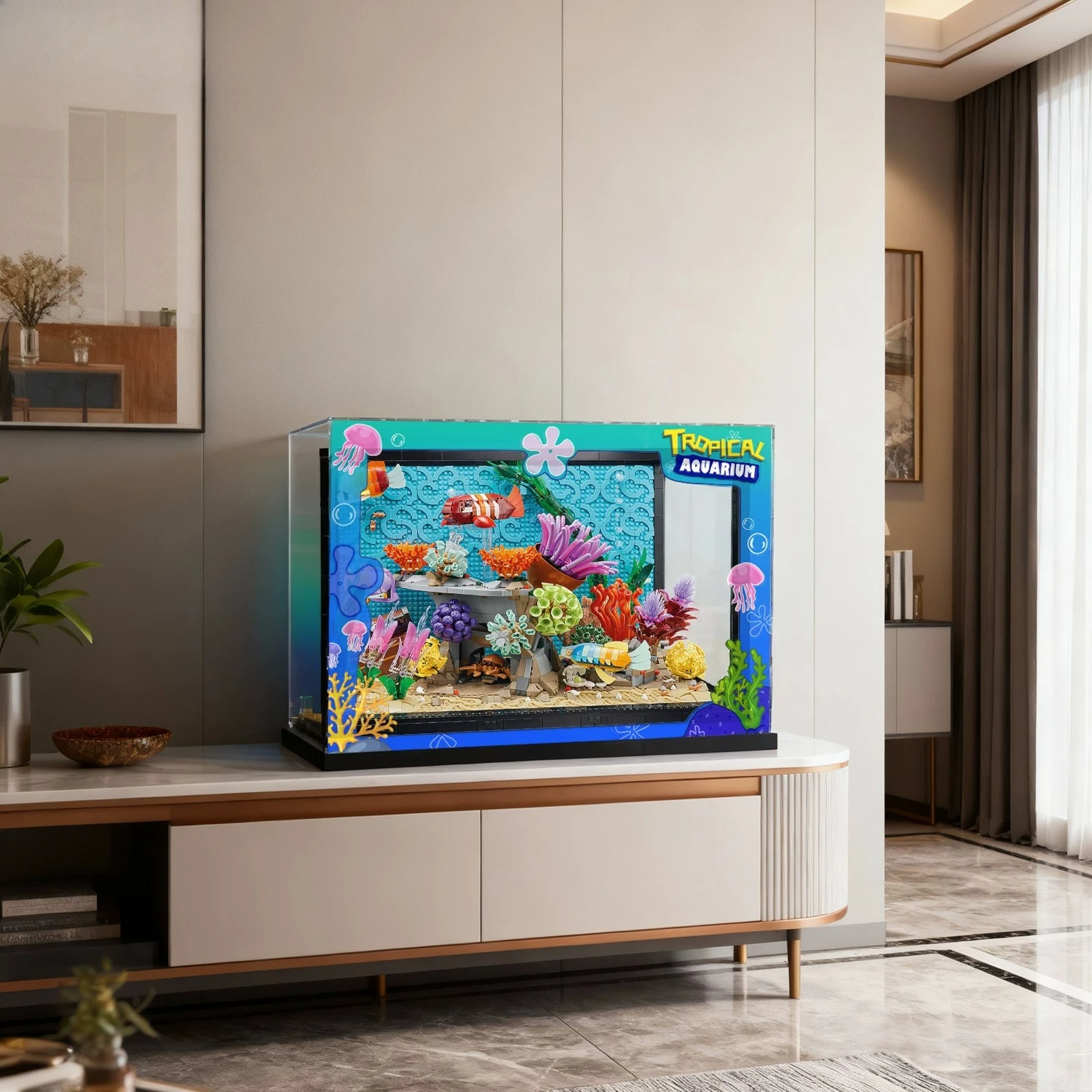 Suitable for Lego 10366 Tropic - đánh giá và giá Aquarium Fish Lego