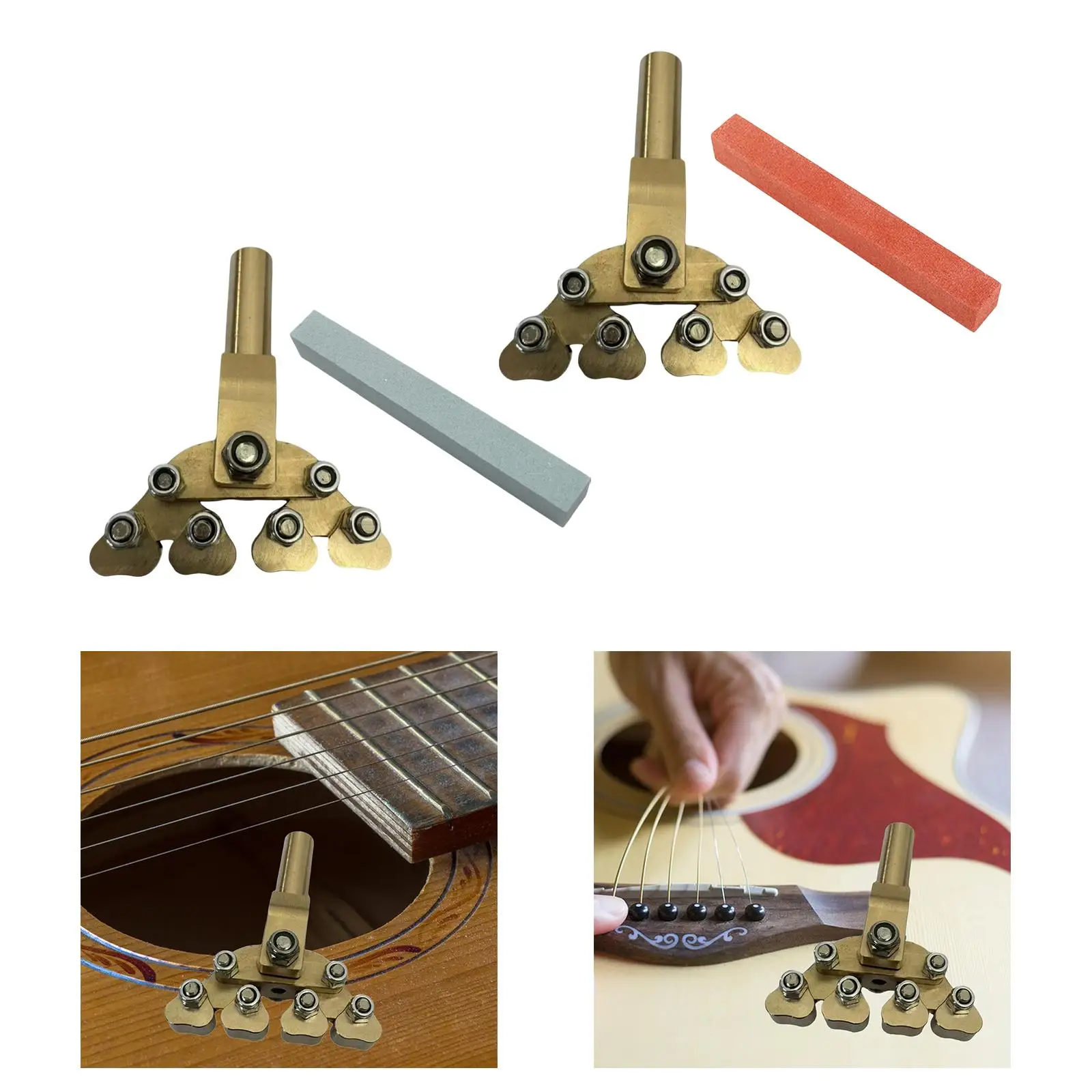 

Guitar Fractal Fret Press Accessories, Fret Wire Installation Tool, for Various Radius Fretboard
