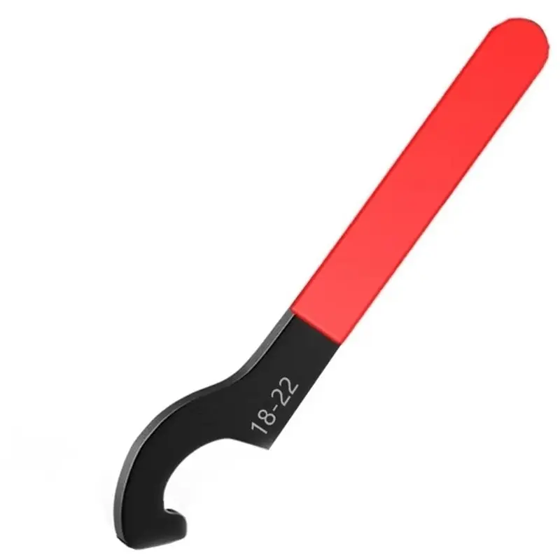 [NEW!A93G】 Car Repair Shock Adjustment 5Pcs Hook Wrenches Tools Set C-Shaped Anti-Slip Half-Moon Spanner Hand Tool