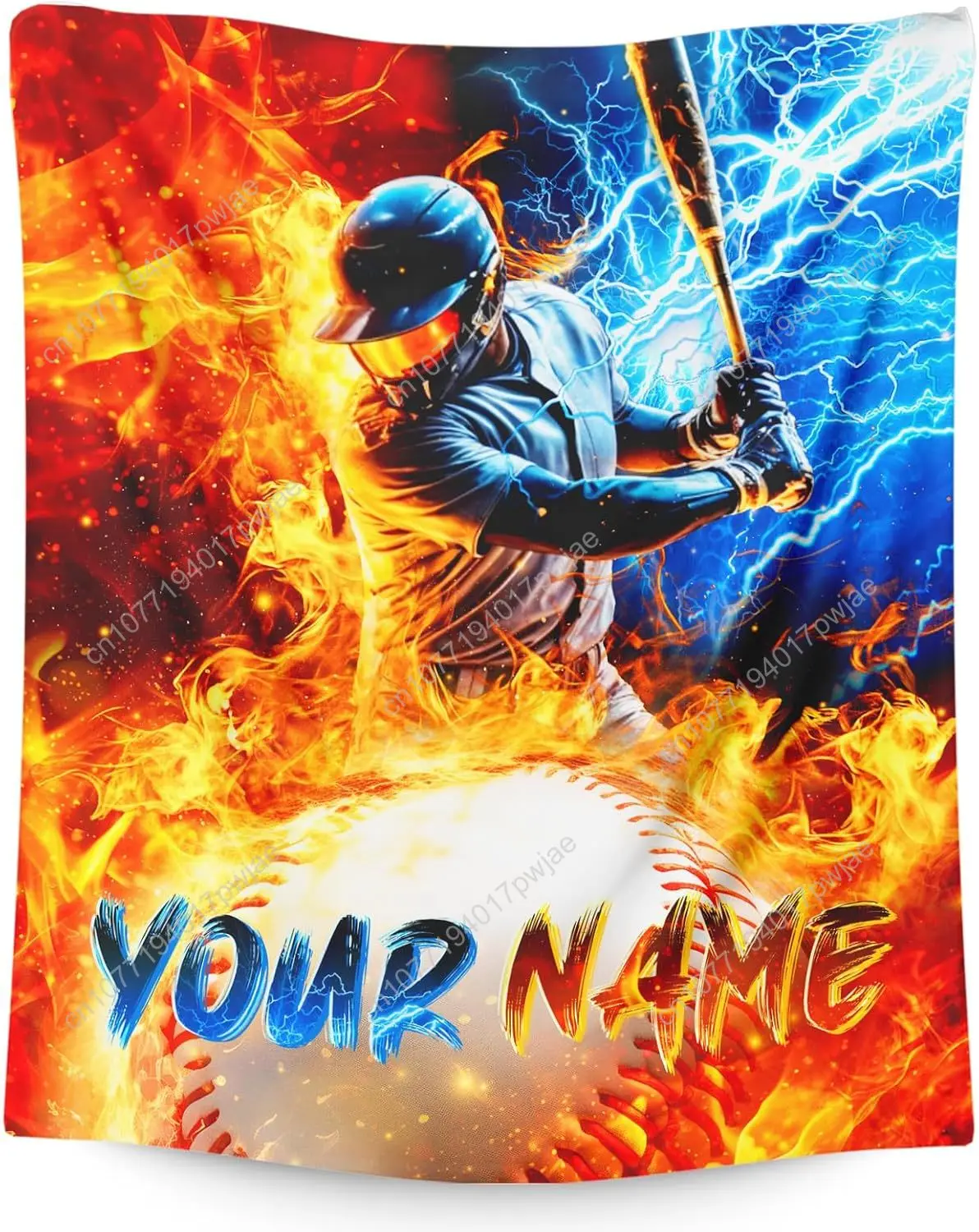 

Blanket for Boys Personalized Baseball Throw Blankets Gift for Kids Inches Lightweight Cozy Custom Sport Theme Custom blankets