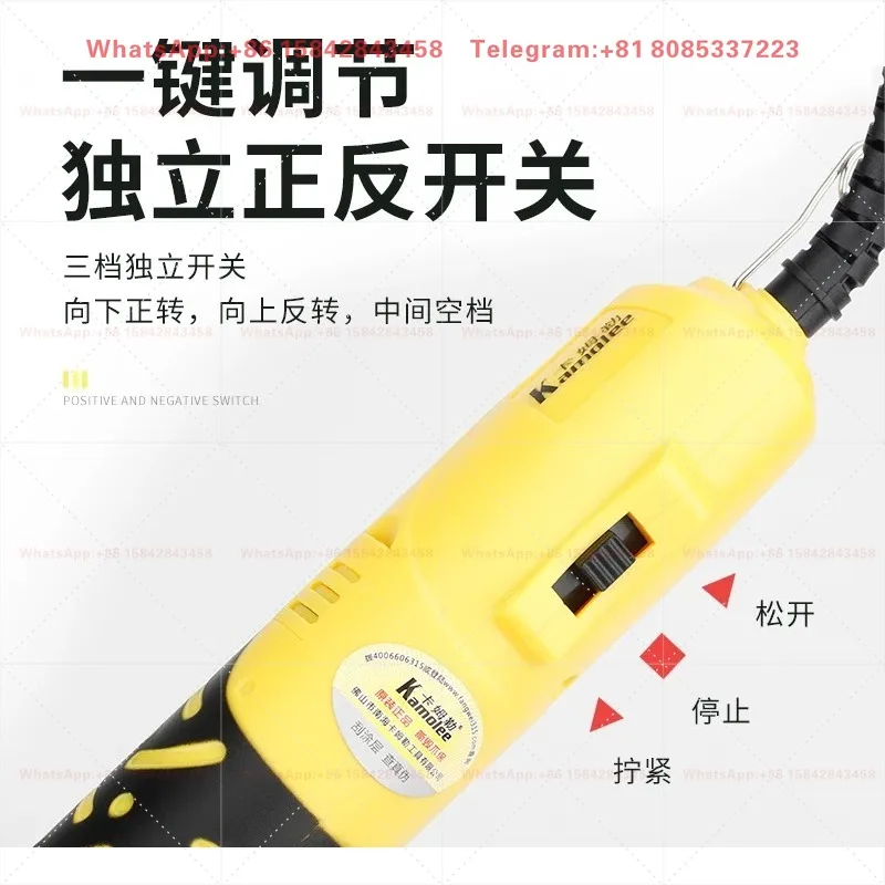 801 Inline Electric Screwdriver Variable Speed Semi Automatic Household Use Electric Screwdriver