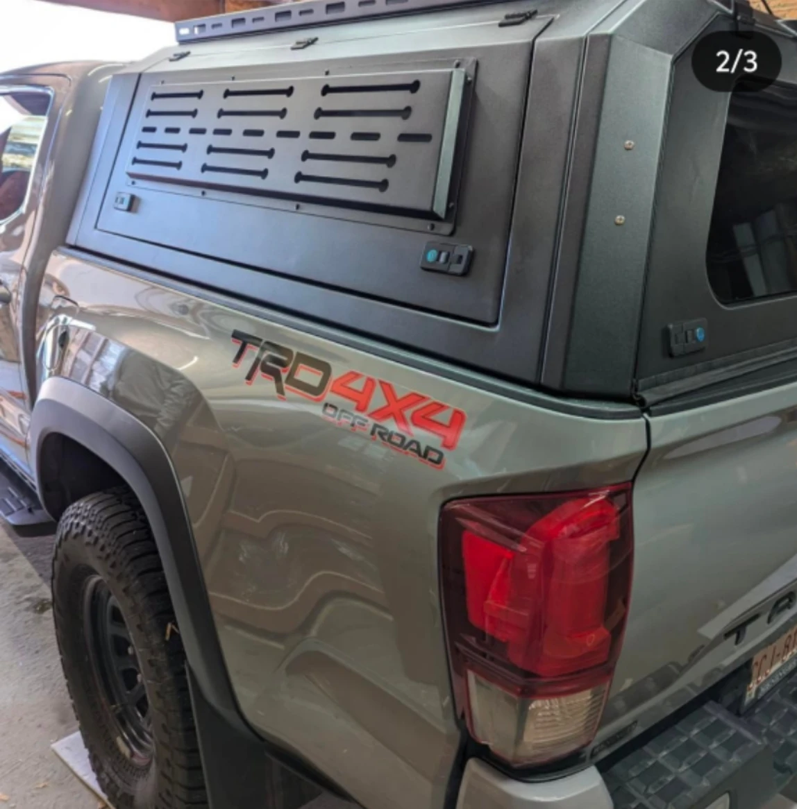 

Custom-fit 4X4 Off-road Pickup Hardtop Canopy for Ford Ranger F150 Dodge Ram 1500 Anti-rusted Aluminum Truck Canopy Tacoma Cap