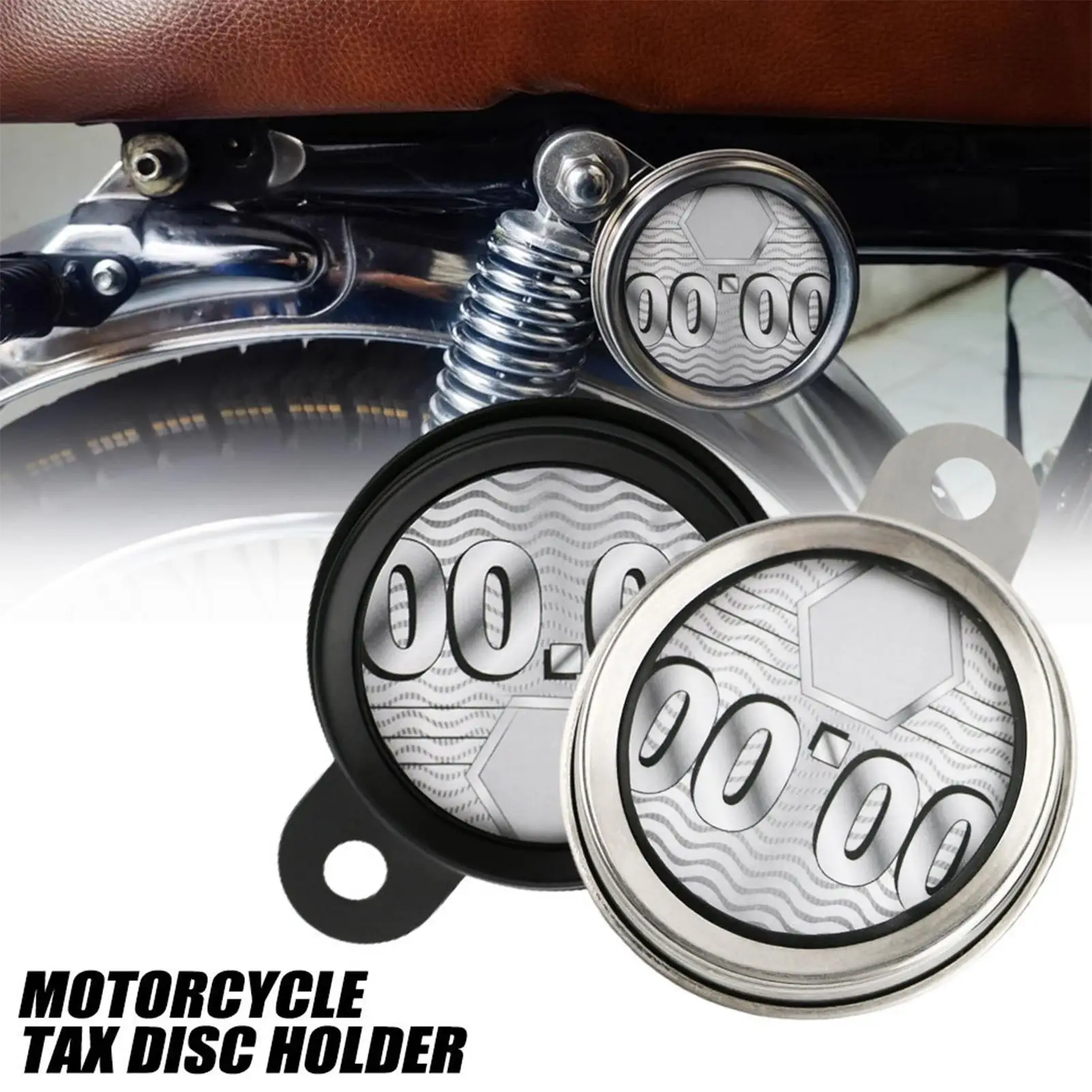 Motorcycle Tax Disc Holder Universal Cycling Card Hanger Multifunctional riding Plate Hanger for Motorcycle Scooters Bikes