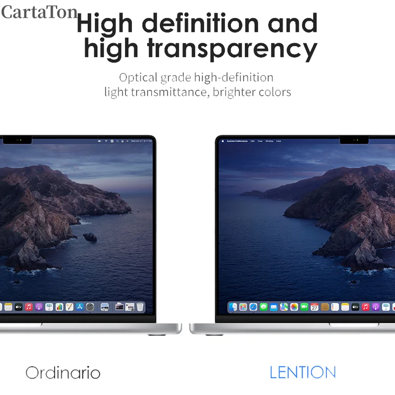 واقي شاشة لماك بوك HD فيلم ناعم للهواء 13 بوصة M1 M2 Pro 13 14 15 16 بوصة شريط اللمس ماكس غطاء حماية الملحقات