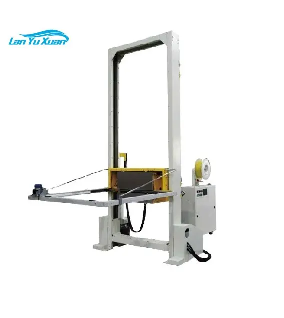 High Efficiency Horizontal Type Automatic Pallet Strapping Machine with Best Price