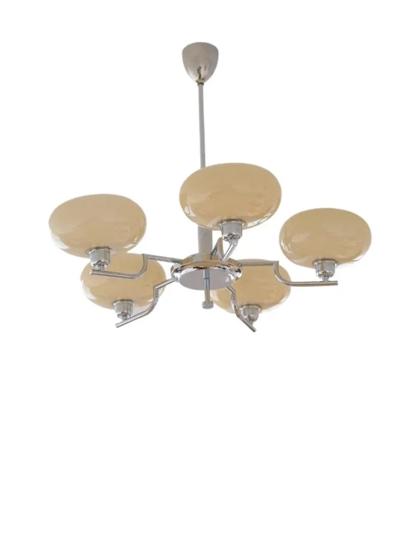 غرفة نوم ثريا فرنسية، مصمم مصباح غرفة المعيشة للدراسة، طراز كريمي شمالي قديم، مصابيح غرفة الطعام