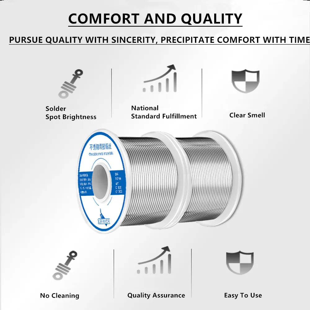 Rosin Core Tin Solder Wire Welding Flux High Purity Low Melt Disposable Lighter Flux-Core Solder Wire For Soldering 20/50/100g