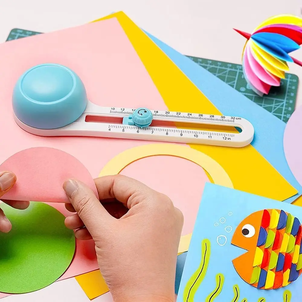 New Handicraft Circular Paper Cutter Cards Cutters Paper-Cutting Compass Circle Cutter DIY Craft Circle Cutter DIY Scrapbooking