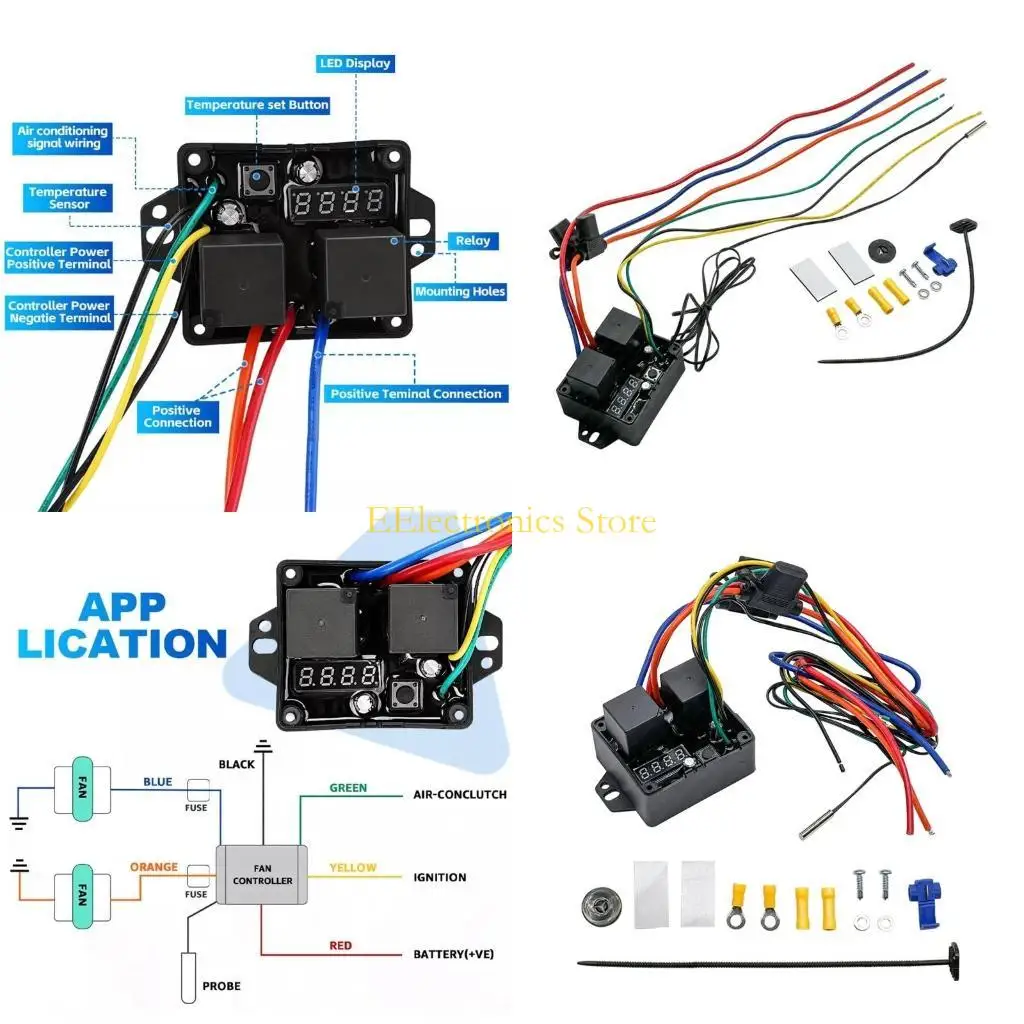 B03C Professional Two Radiators Controller Featuring 3 Second Installation And ±1°C Accuracy For Fleet Maintenance And