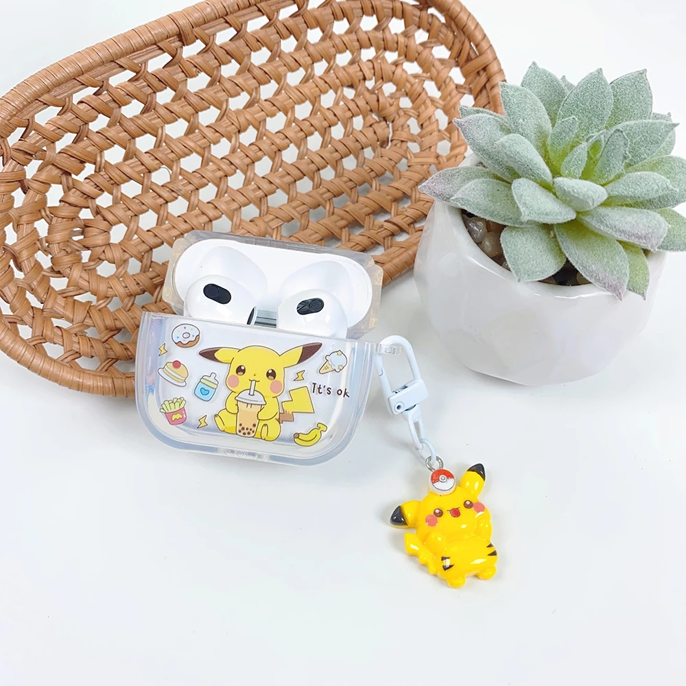 Cute Sanrio Pikachu Hello Kitty Hangyodon Headphones Loopy Cover Cartoon Anime cool  Suitable For Airpods 1, 2, 3, Pro, Pro2