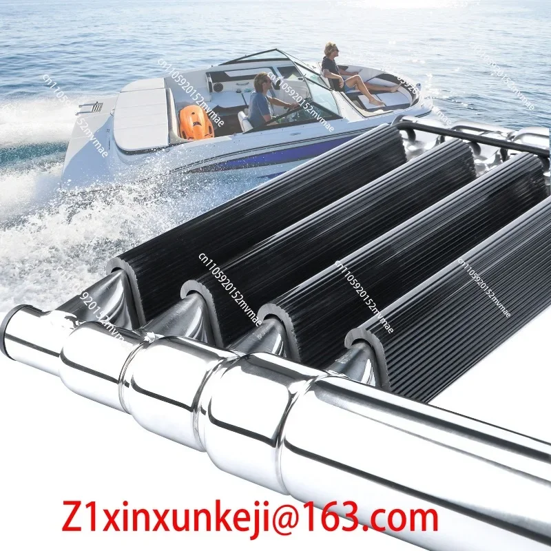 304 Stainless Steel Speedboat Yacht Launching Deck Collapsible Retractable Ladder