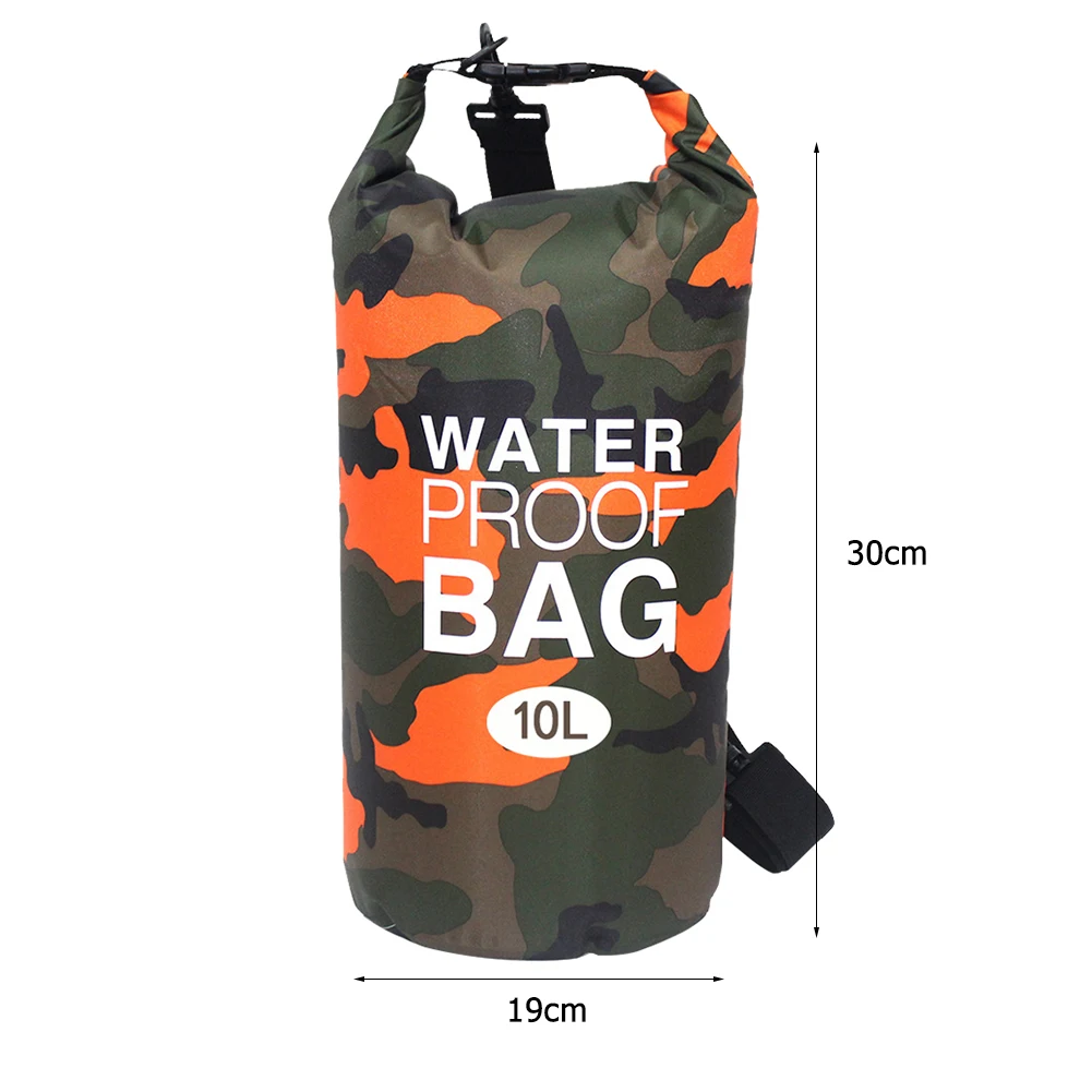 

Waterproof Swimming Bag Dry Sack Storage Pack Camouflage for Outdoor Camping Hiking Kayak Canoeing River Trekking Boating