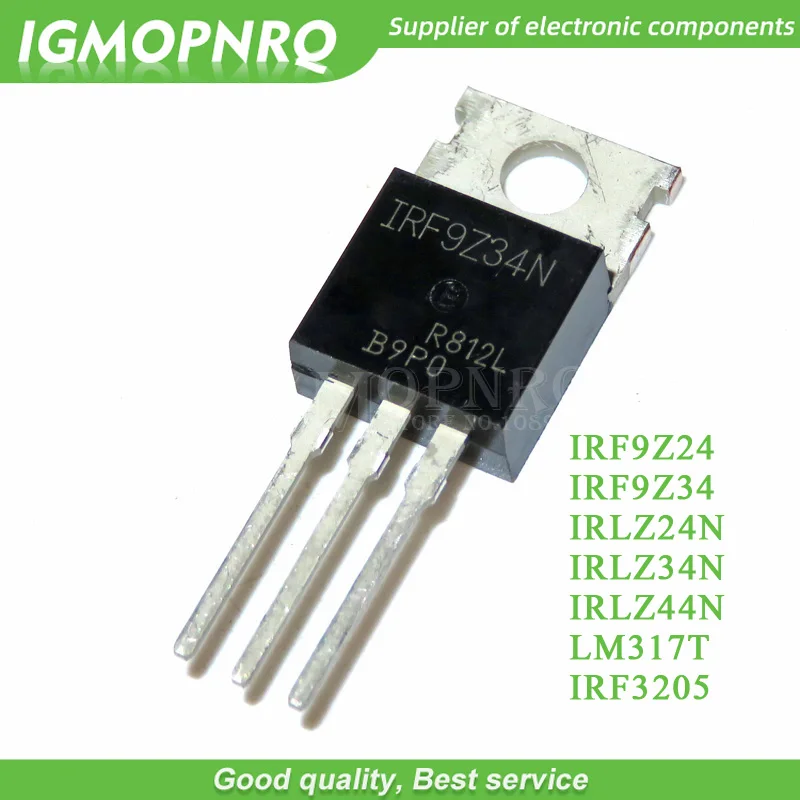 10PCS IRF9Z24 IRF9Z34 IRLZ24N IRLZ34N IRLZ44N Transistor TO-220 TO220 IRF9Z24 IRF9Z34 IRLZ24 IRLZ34