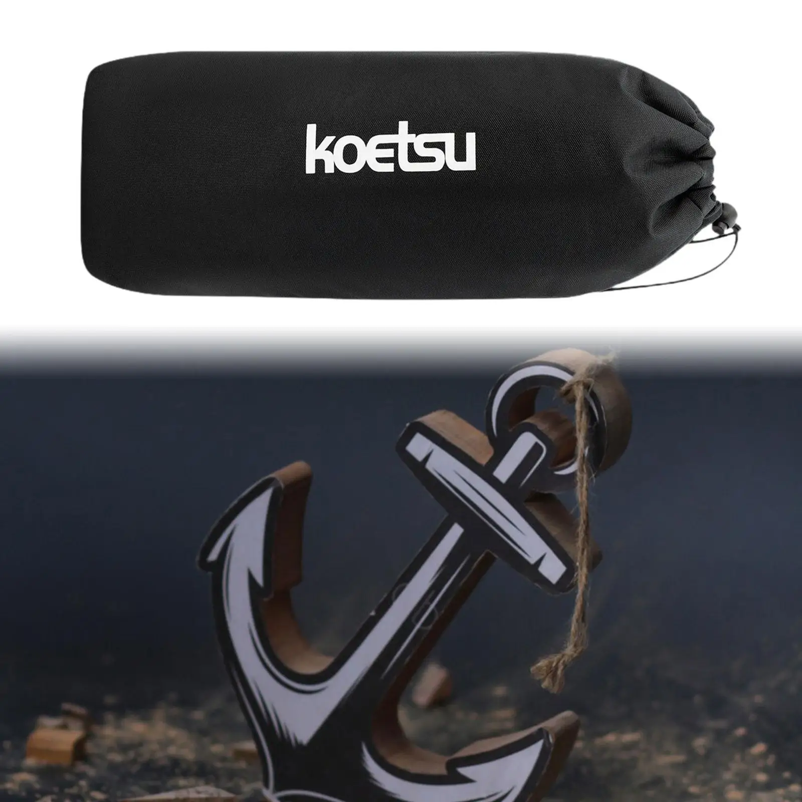 

Складная сумка для хранения морских якорей, портативный органайзер из искусственной кожи 600D на шнурке для катания на байдарках и лодок для отдыха