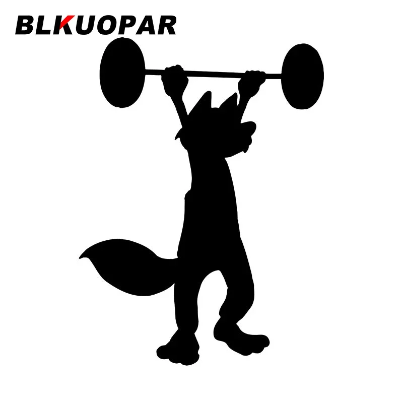 

BLKUOPAR Fox тяжелая атлетика автомобильная наклейка устойчивая к царапинам креативное украшение для кондиционера водостойкая индивидуальность забавные наклейки