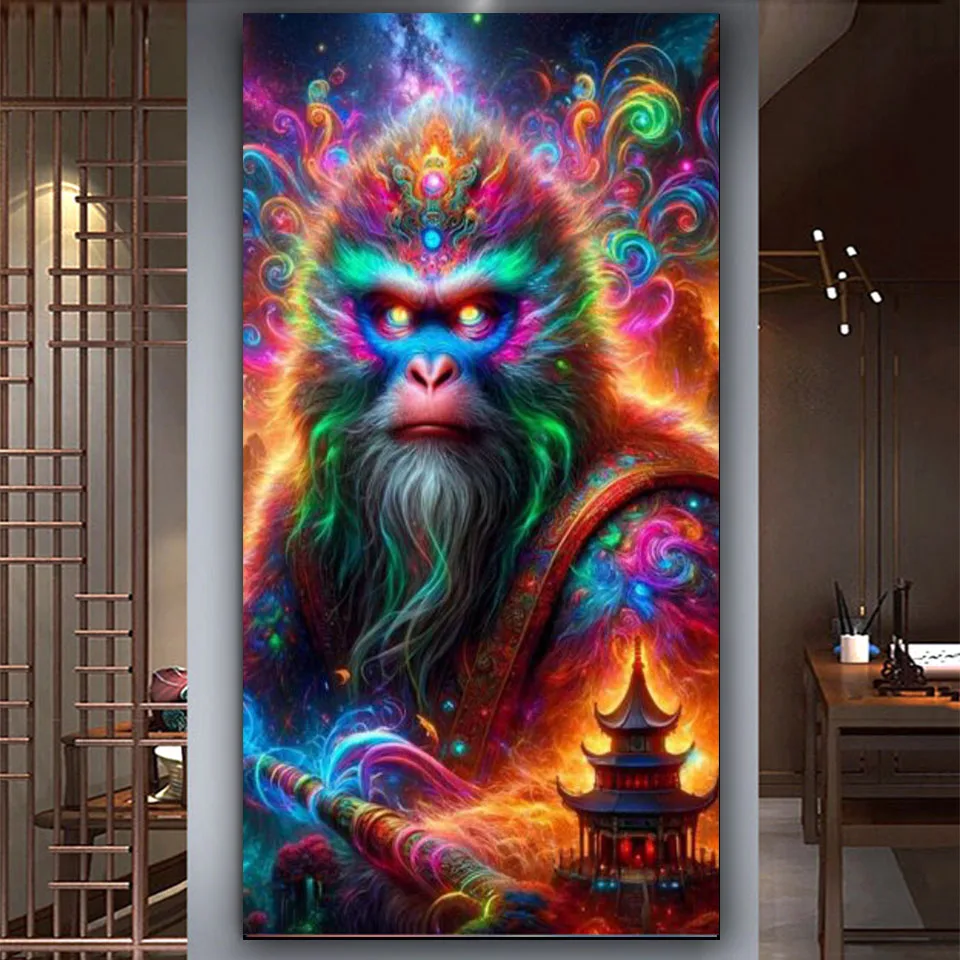 monkey DIY Diamond painting New 2024 Mosaic Art full square/round drill diamond embroidery cross stitch Kits Animal home decor