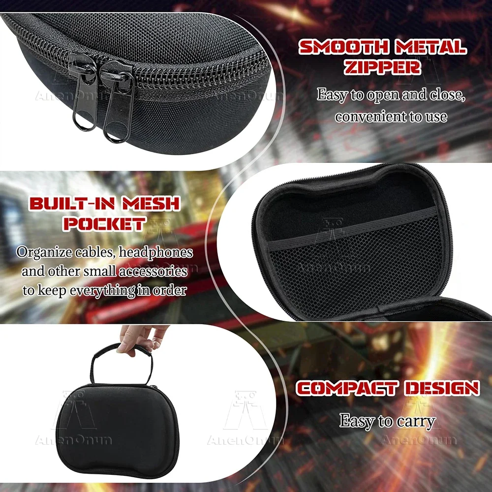 EVA-Tragetasche für Steam 2, Switch 2 Pro, PS5, PS4, Xbox Controller Stoßfeste Kratzfeste Universelle Gamepad-Reisetasche – Detail 2