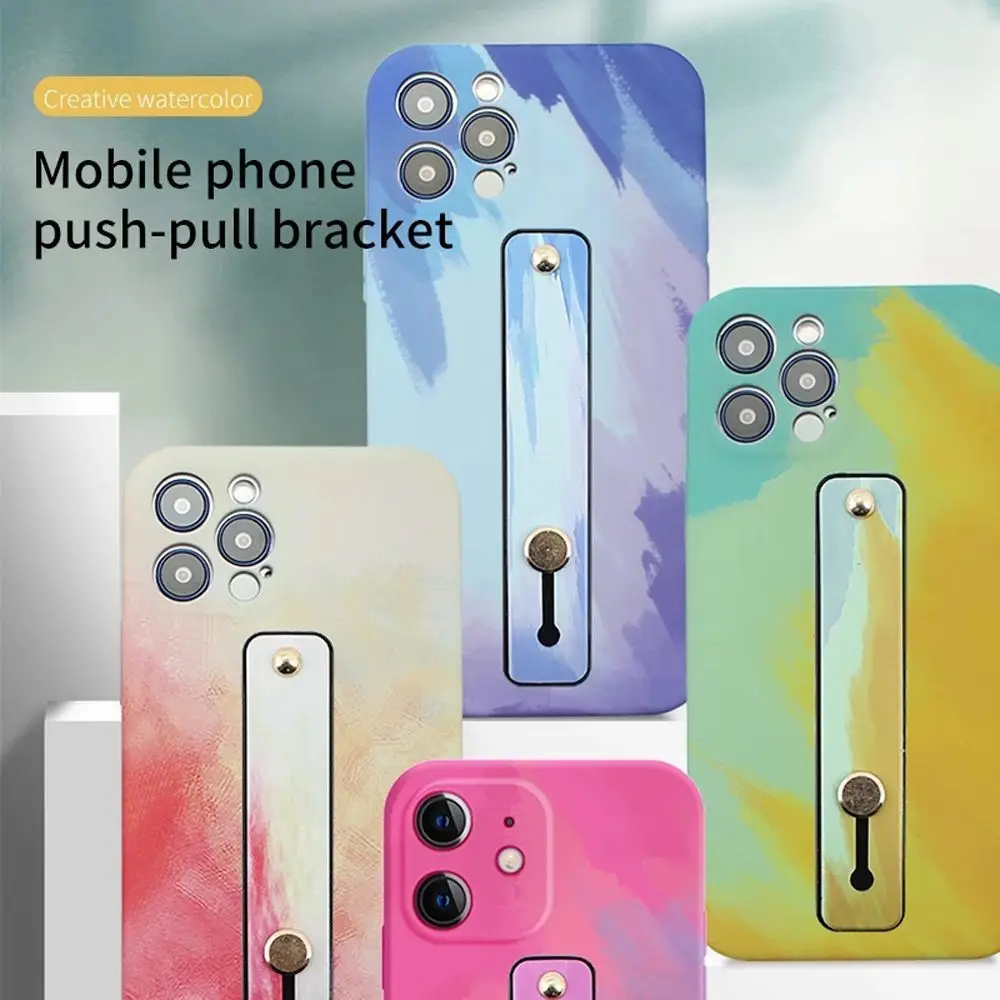

Phone Stand Push and Pull Mobile Phone Accessories Phone Finger Grip Telescopic Bracket Mobile Phone Holders Phone Finger Strap