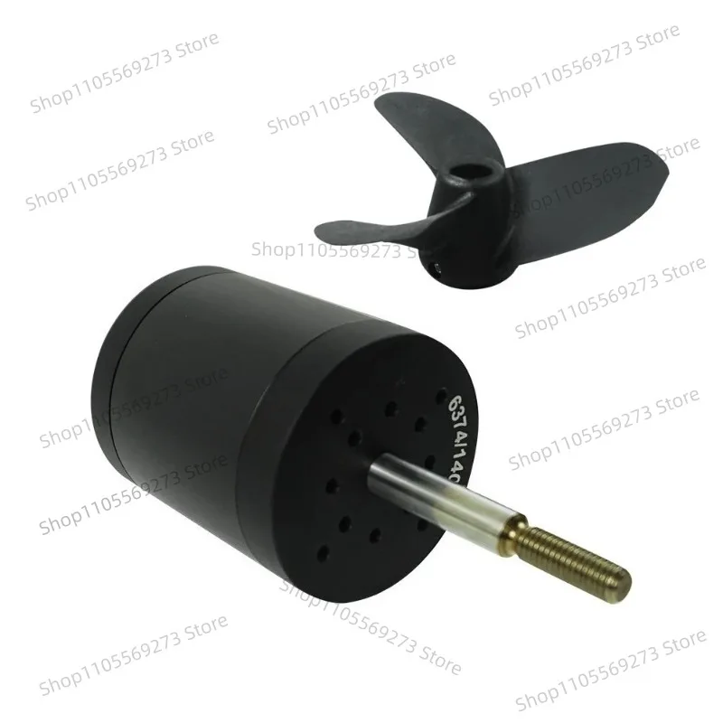 LH07 Waterproof 6374 BLDC Motor Long Shaft 140KV 3600W 10mm For Surfboards Electric Fins DIY Boat Propellers