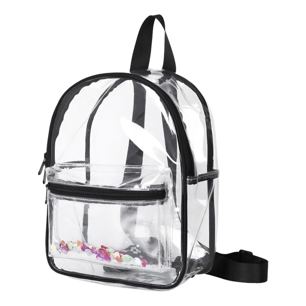 

Прозрачная сумка через плечо - стильная и практичная, идеально подходит для поездок. Изготовлена из ПВХ, водонепроницаема и влагостойкая.