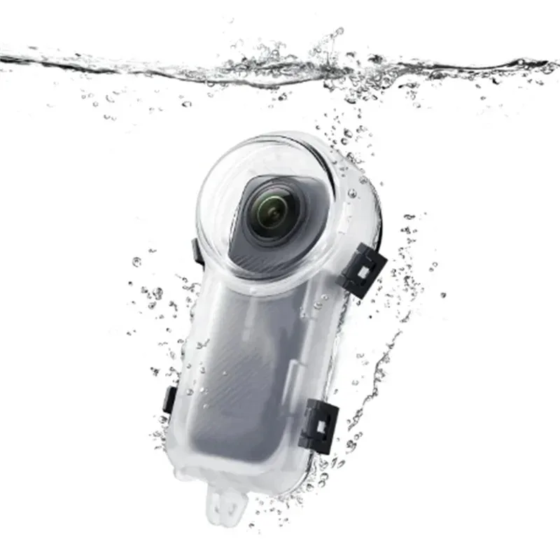 Imagem -02 - Caixa Impermeável para Insta360 x4 Caixa de Mergulho Completa Insta 360 Acessórios para Câmera x4 50m Caixa de Mergulho Invisível