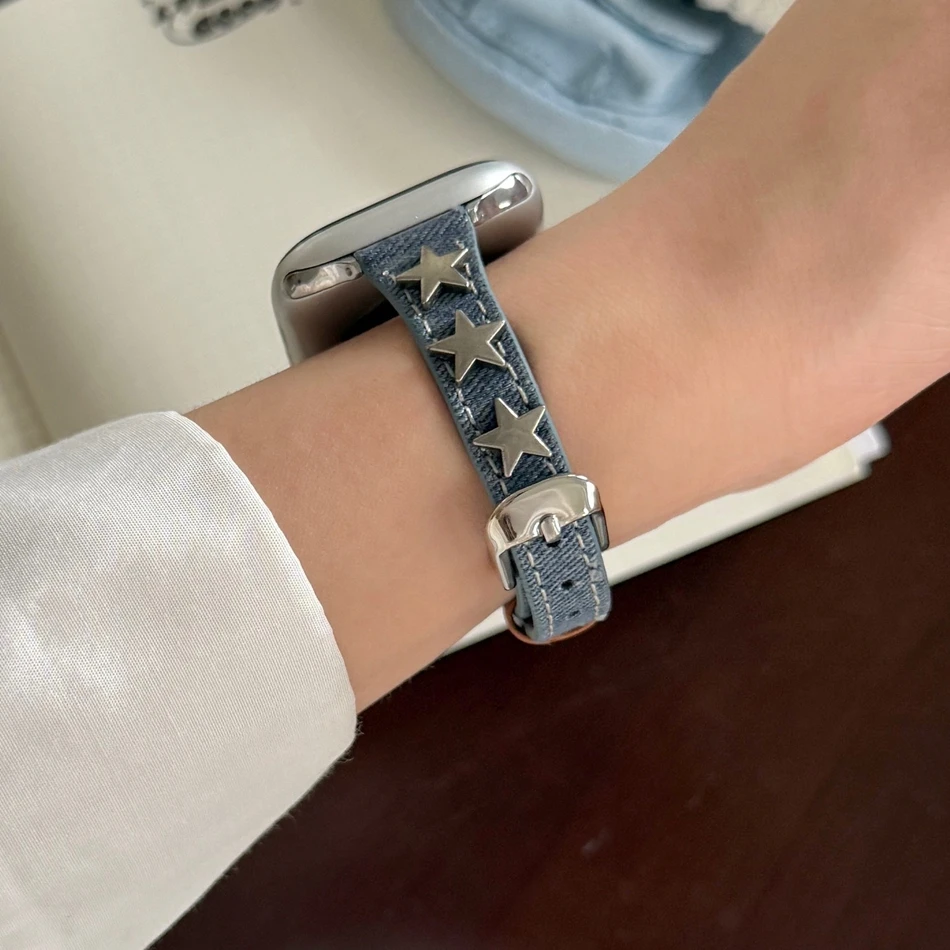 Джинсовый холщовый кожаный бра – обзор и цена Canvas Strap Watch