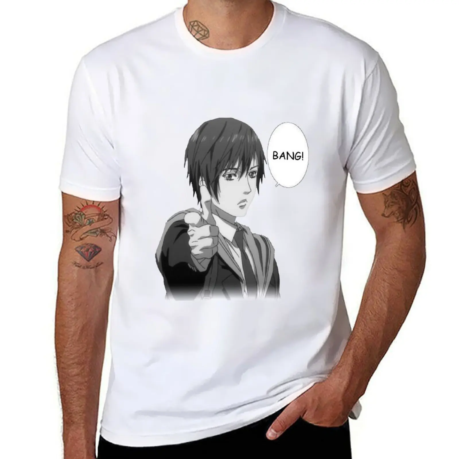 

Inuyashiki Bang T-Shirt t shirts designer men t shirt cotton 100% T-Shirt