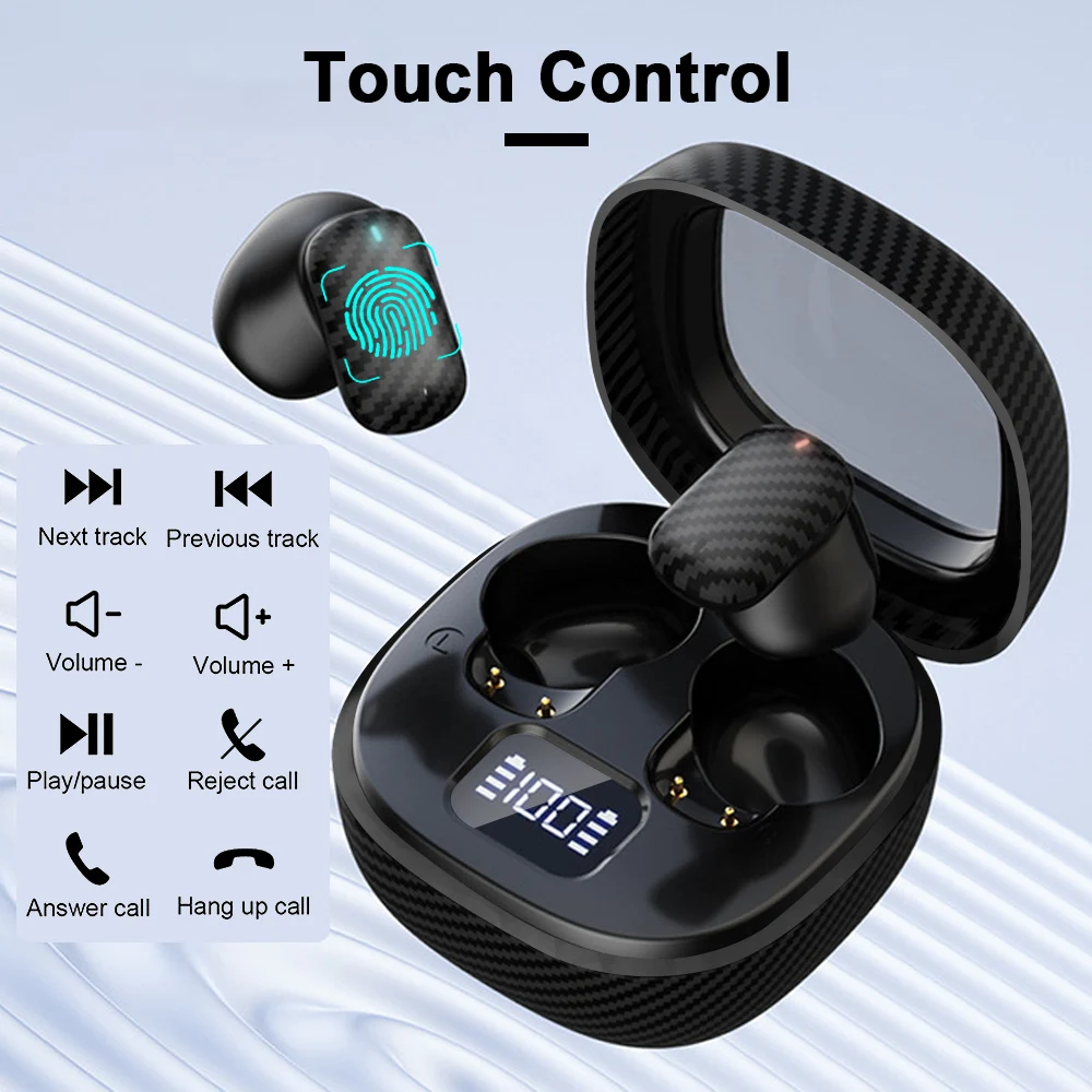 الأصلي الوحش سماعة لاسلكية تعمل بالبلوتوث 5.3 سماعات TWS الألعاب عمر البطارية الطويل سماعات HIFI سماعات صوت ستيريو مع هيئة التصنيع العسكري