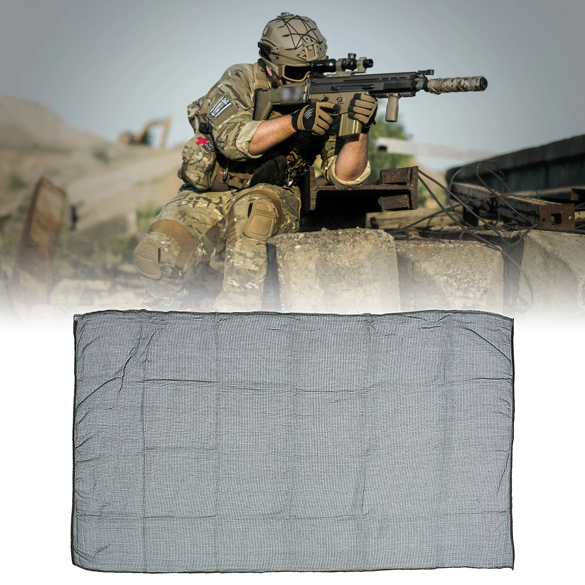 

Camouflage Mesh Scarf Outdoor Hiking Wrap Breathable Elastic Durable Hunting Accessories Anti Mosquito Net Towel