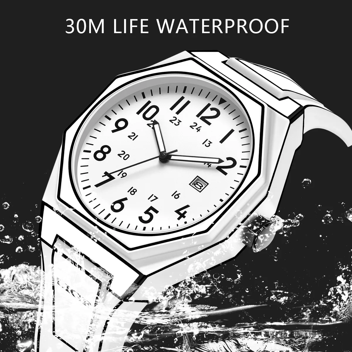 LIGE 2026 Creative Watches Men Fashion Graffiti Design Mens Watch Military Sport Waterproof Quartz Wristwatches Reloj Hombre+BOX