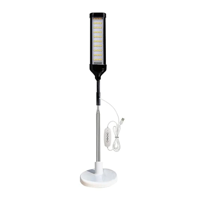 Luces de cultivo para plántulas de interior, bombillas suculentas, cuello de cisne de espectro completo, cultivo de plantas pequeñas