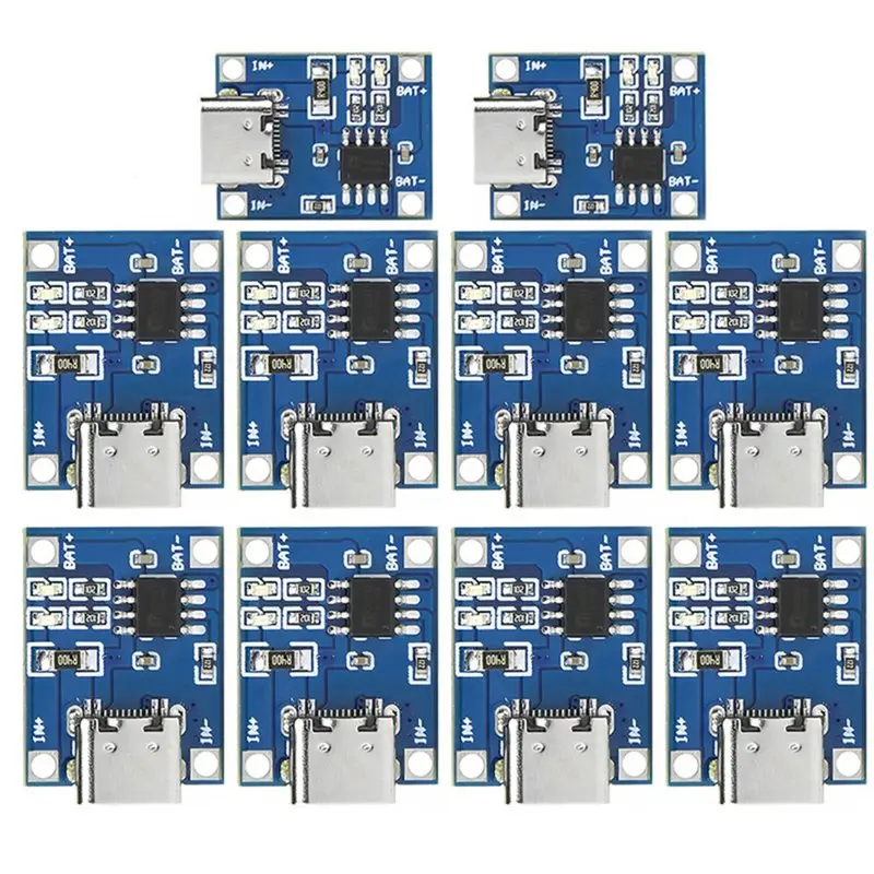B24B TP4056 5V 1A 18650 Lithium Battery Module Charging Board With Protection Dual Function Power PCB 10PCS