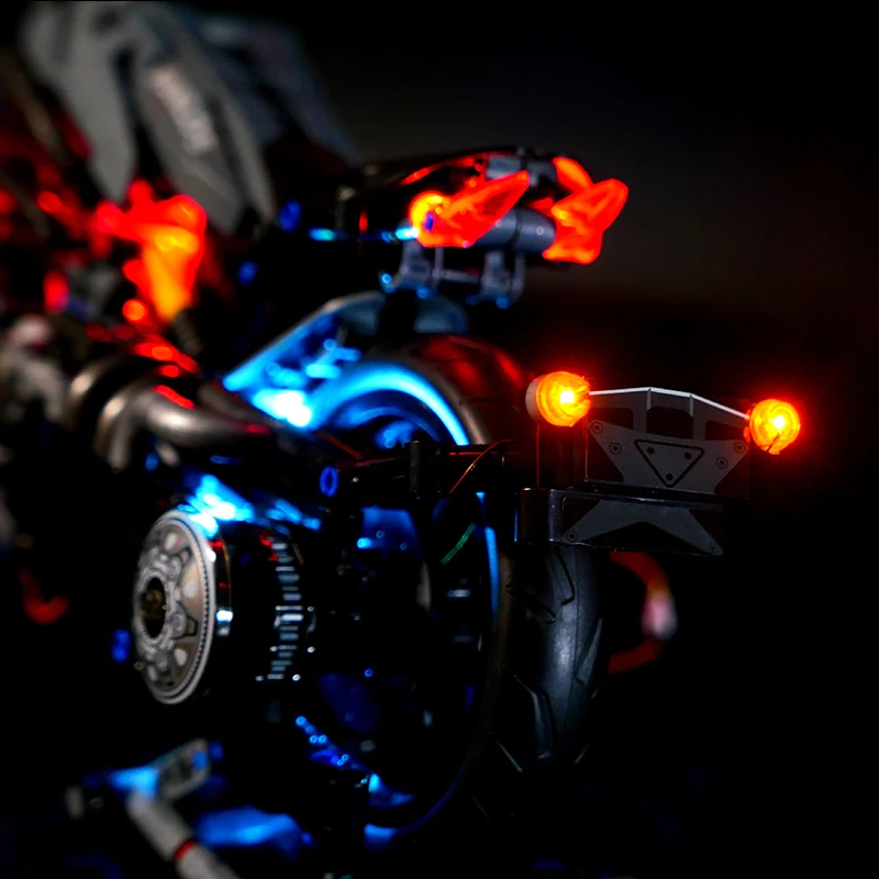 RC DIY LED-Licht-Kit für Lego Chic-Block Motorrad Baustein-Set (nur LED-Licht, ohne Blöcke Modell)