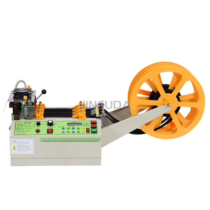 Automatic hot cold knife nylon webbing tape ribbon cutter cutting machine