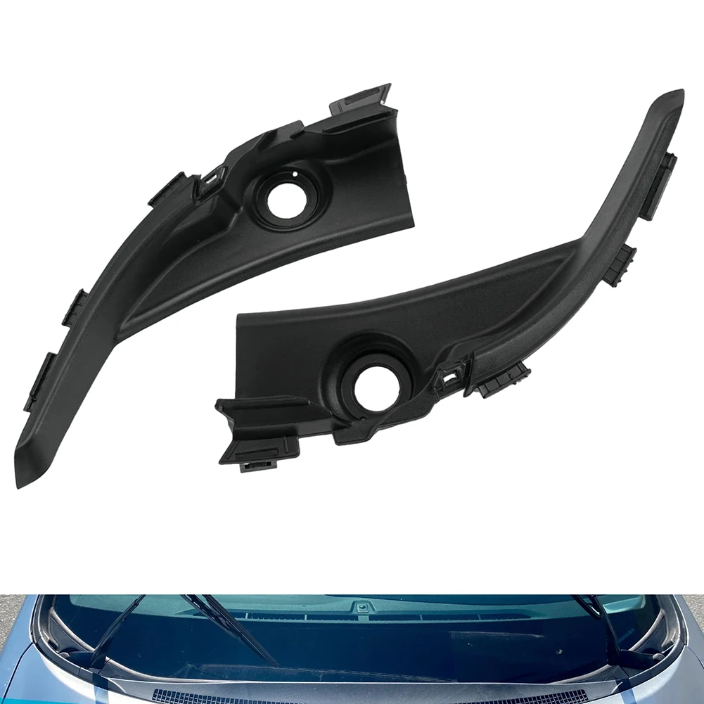 /74210-TR0-A00 /74220-TR0-A00 /Windshield Corner Trim Cover For Honda For Civic 9th 2012-2015 Black ABS Cowl For Top Assembly