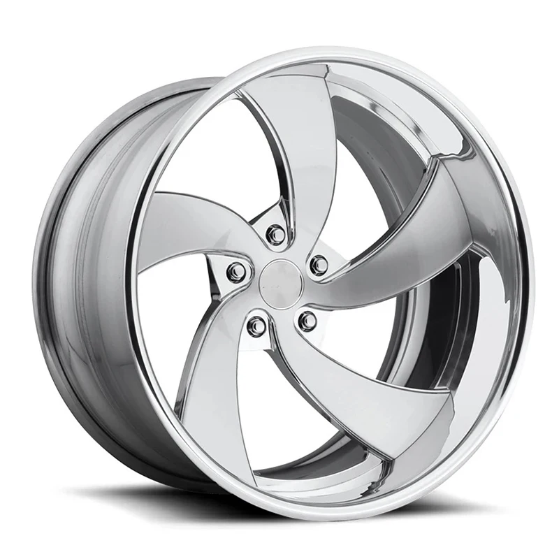 

2-Piece Forged Wheels 18 19 20 21 22 23 24 26 Inch 5 Star Deep Dish Chrome Brushed Aluminum Alloy Car Wheels For Chevrolet