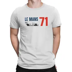 Le Mans 1971 Porsch 917 Casual Polyester TShirt Martinis Race Creative Streetwear Casual T Shirt Men Short Sleeve