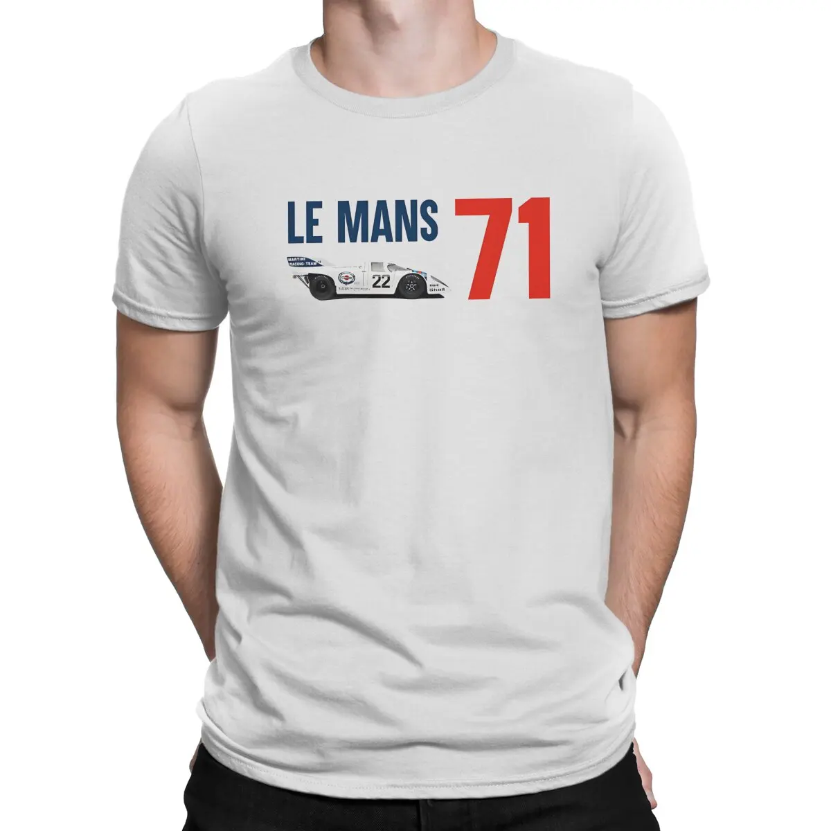 Le Mans 1971 Porsch 917 Casual Polyester TShirt Martinis Race Creative Streetwear Casual T Shirt Men Short Sleeve