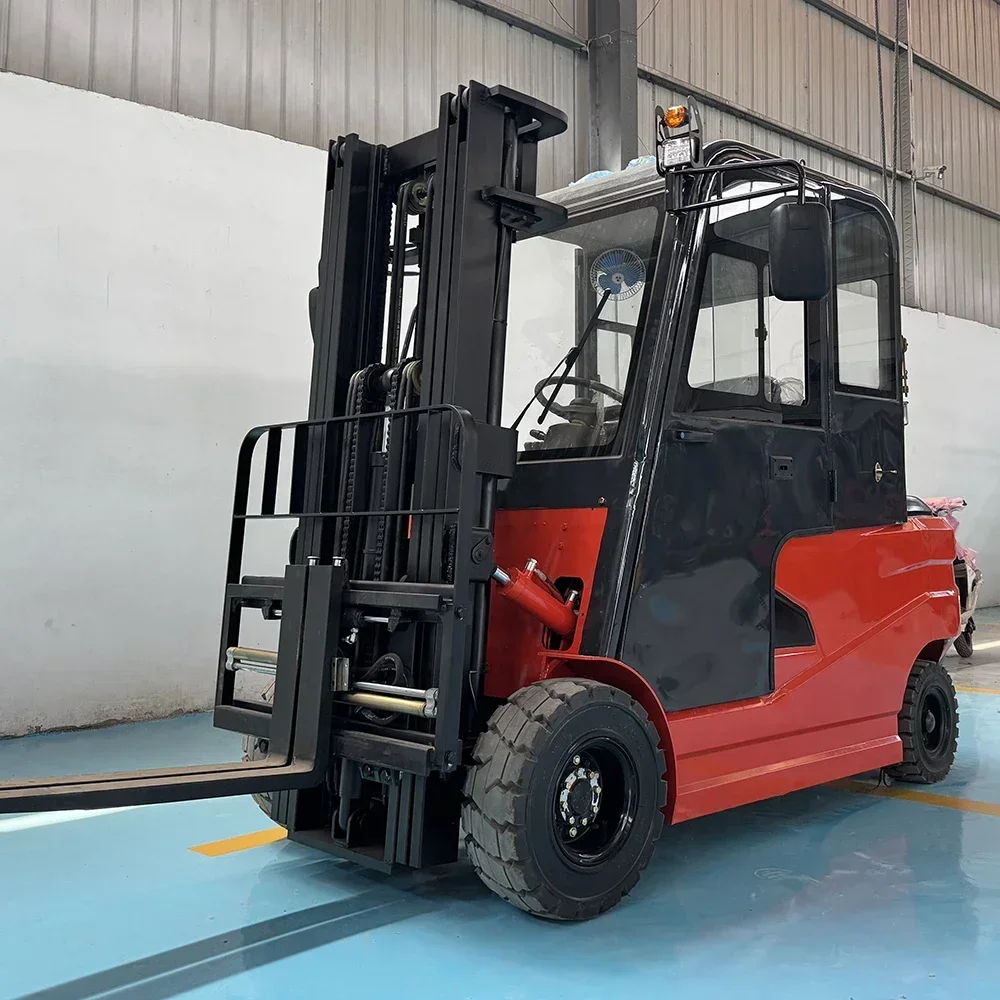 Customized Small 2 Ton Portable Electric Forklift With 6 M Reach For Restaurant Use Free Shipping Included