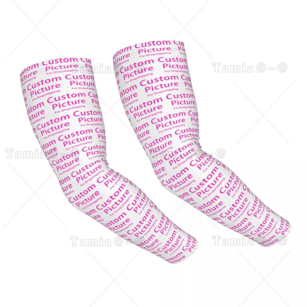 

Custom Photo Logo Arm Sleeves Warmer Men Women Customized DIY Print UV Sun Protection Tattoo Cover Up Sports Compression Cycling