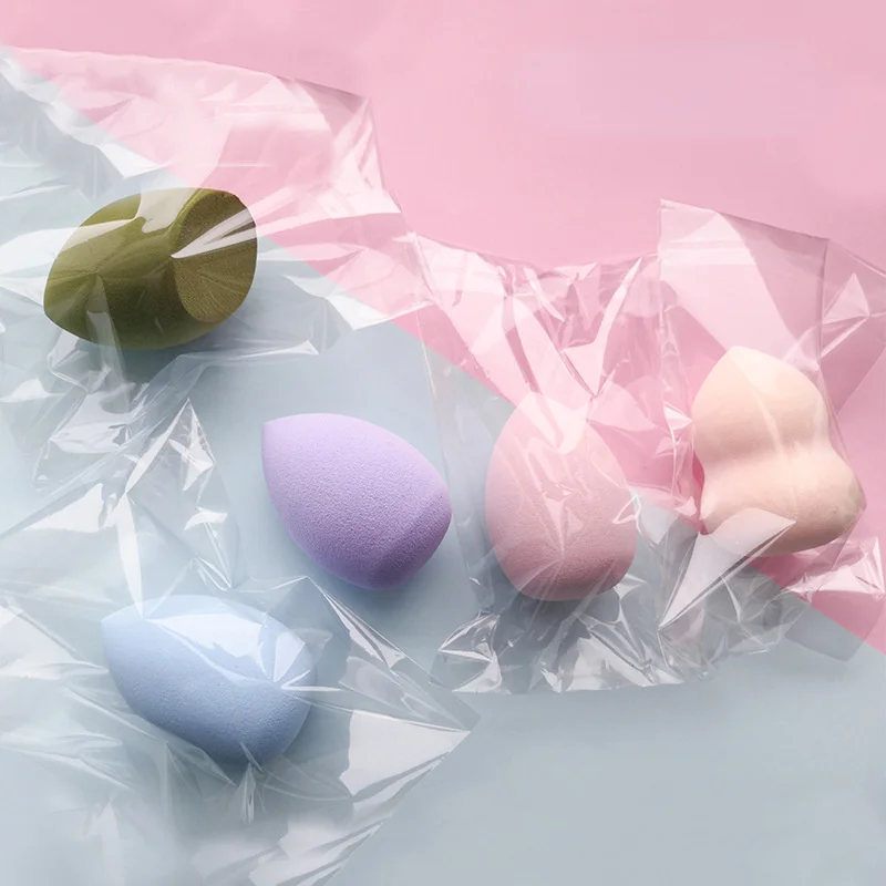 1/3/4 pçs cosméticos puff macio maquiagem esponja fundação em pó esponja nenhuma caixa para as mulheres maquiagem acessórios cosméticos ferramenta seca e molhada