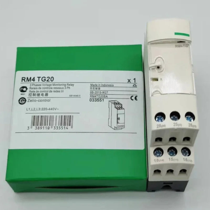 

Brand New Original 1 RM4TG20 RM4TR32 RM4 TR32 NEW three phase power supply control relay sequence protector Fast delivery