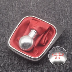 Car Gear Shift Knob Gaiter Boot Case Cover Collar Lever Shifter Konb For Volkswagen VW Golf 5 MK5 R32 GTI Golf 6 MK6 2005-2014